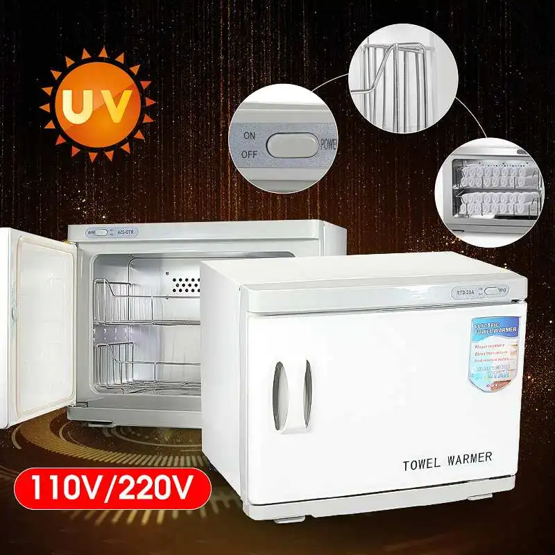 2 в 1 шкаф для УФ-стерилизации Полотенца теплее инструмент салонов красоты лица