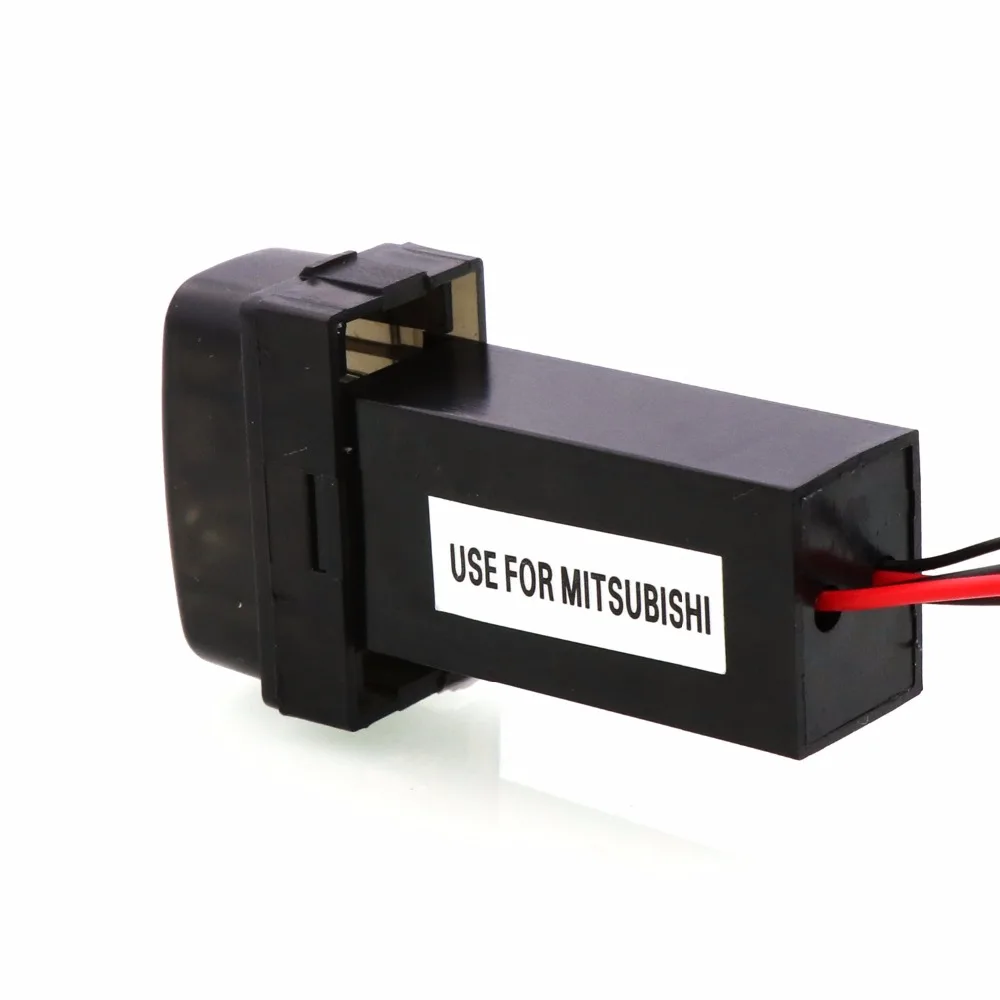 Автомобильное зарядное устройство с USB интерфейсом 5 в 2 1 А и термометром для