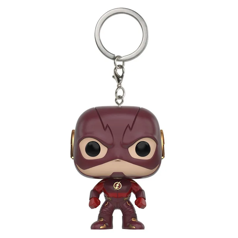 Супермен Justice League герои брелок для ключей Flash Wonder Woman Aquaman Cyborg Виниловая фигурка