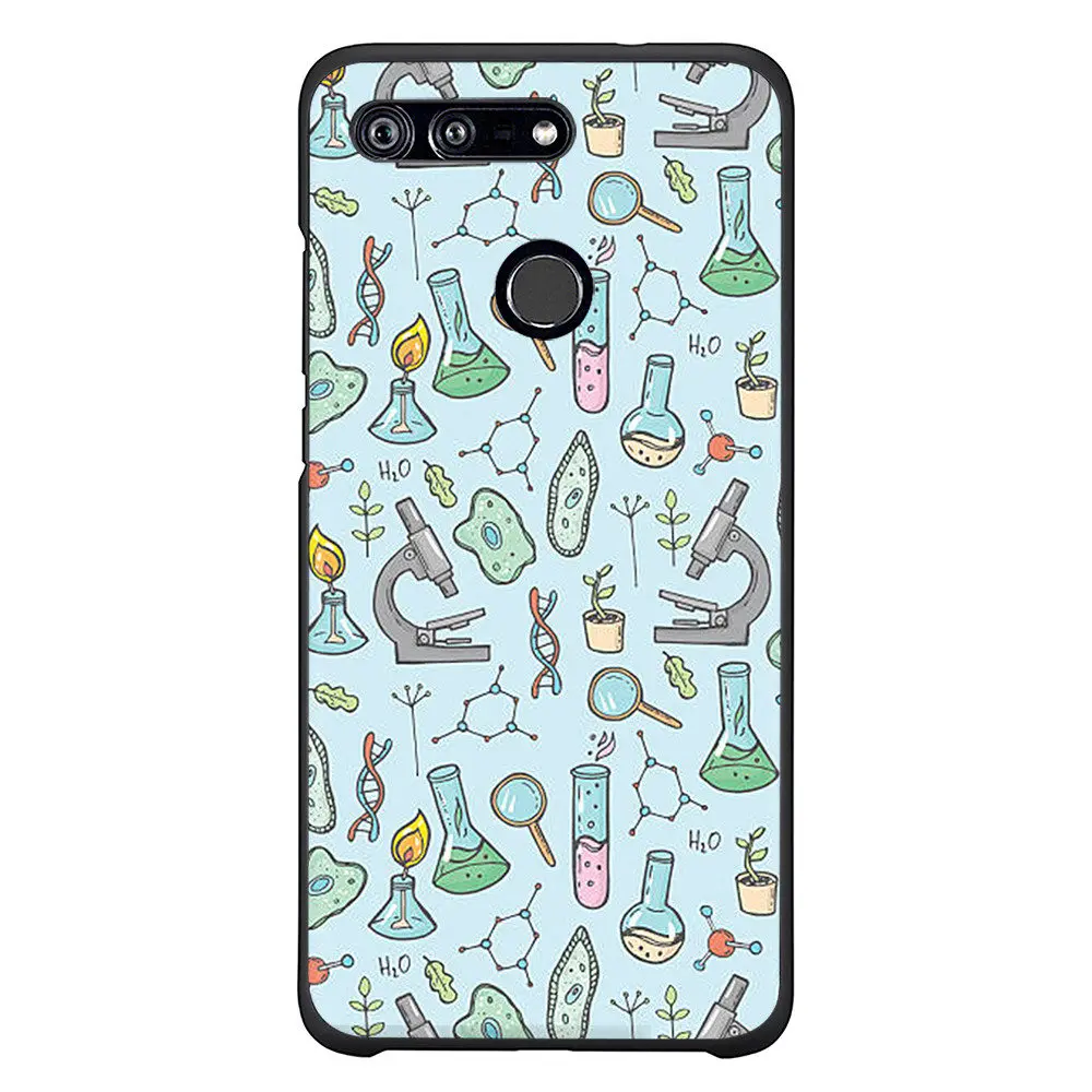 Soft Silicone TPU Abstract Cover for Honor 8x Case Black Phone Huawei 6A 7A 7X Y6P Back |