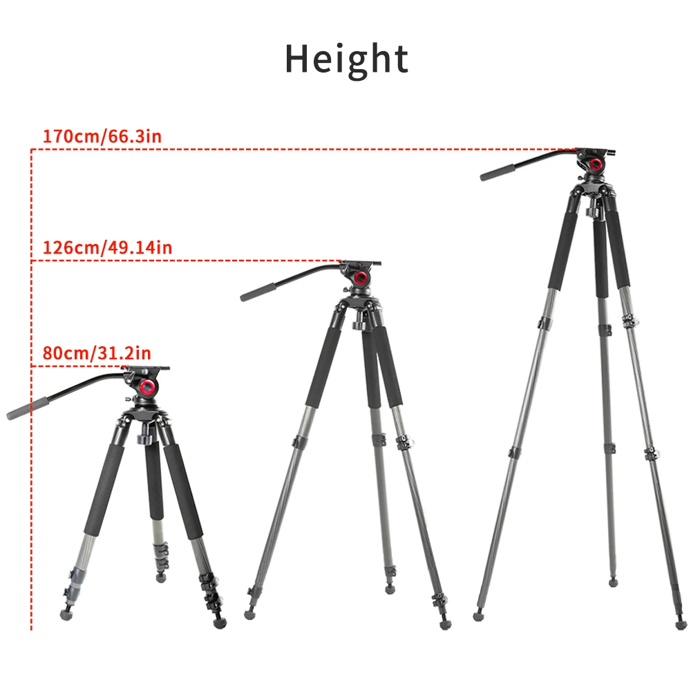 Штатив-монопод milibo из углеродного волокна для профессиональной цифровой