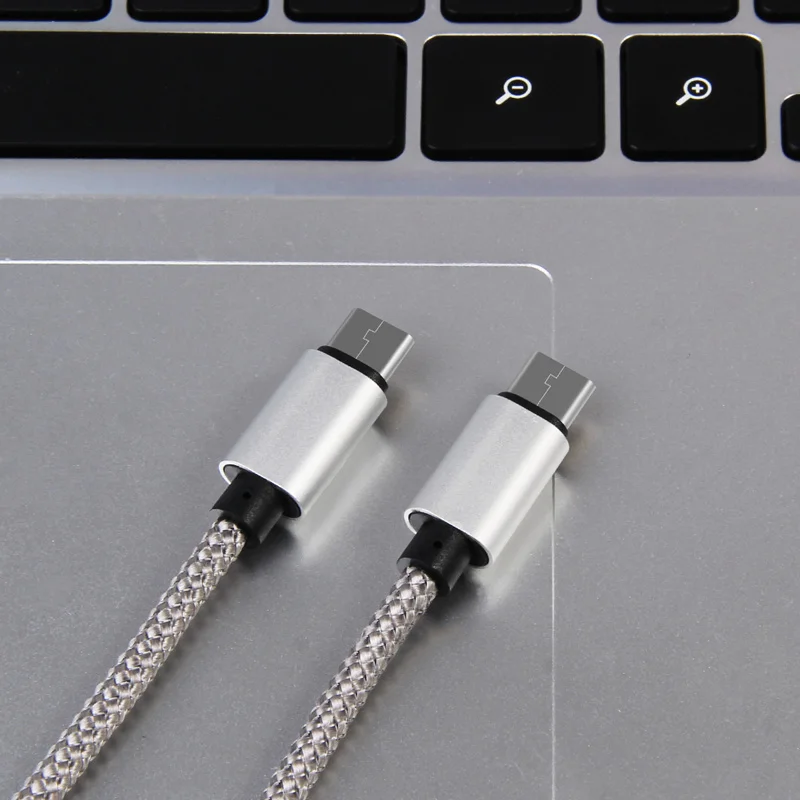 Meiyi металлический плетеный нейлоновый Тип usb C 3A PD быстрой зарядки c до для MacBook xiao mi
