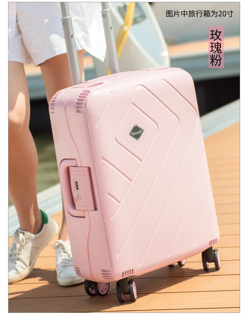 Travel tale портативный и контракт PP 20/24/28 дюймов прокатки Чемодан Spinner бренд масштабных дорожных чемоданов, модная дорожная сумка Чемодан