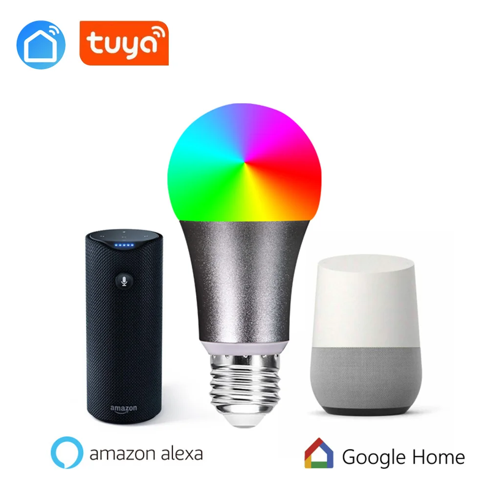 2019 Magic RGBW Smart WIFI LED Light Bulb switch Home Color Adjustment Lamp Compatible tuya app | Обустройство дома