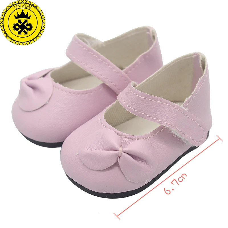 Кукольная обувь для девочек 18 дюймов черная и белая повседневная Детские