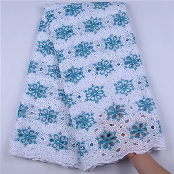 As picture Pure Cotton African Dry Lace Fabric With Stones High Quality Nigerian Lace Fabric Swiss Voile Lace In Switzerland In Party A1654 - Цвет: As picture