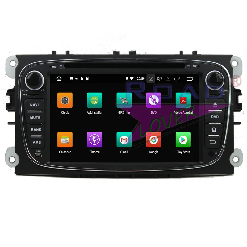 Автомобильный DVD плеер Roadlover Android 9 0 для Ford Mondeo 2007 2010 S max 2008 Tourneo Connect Transit Stereo GPS