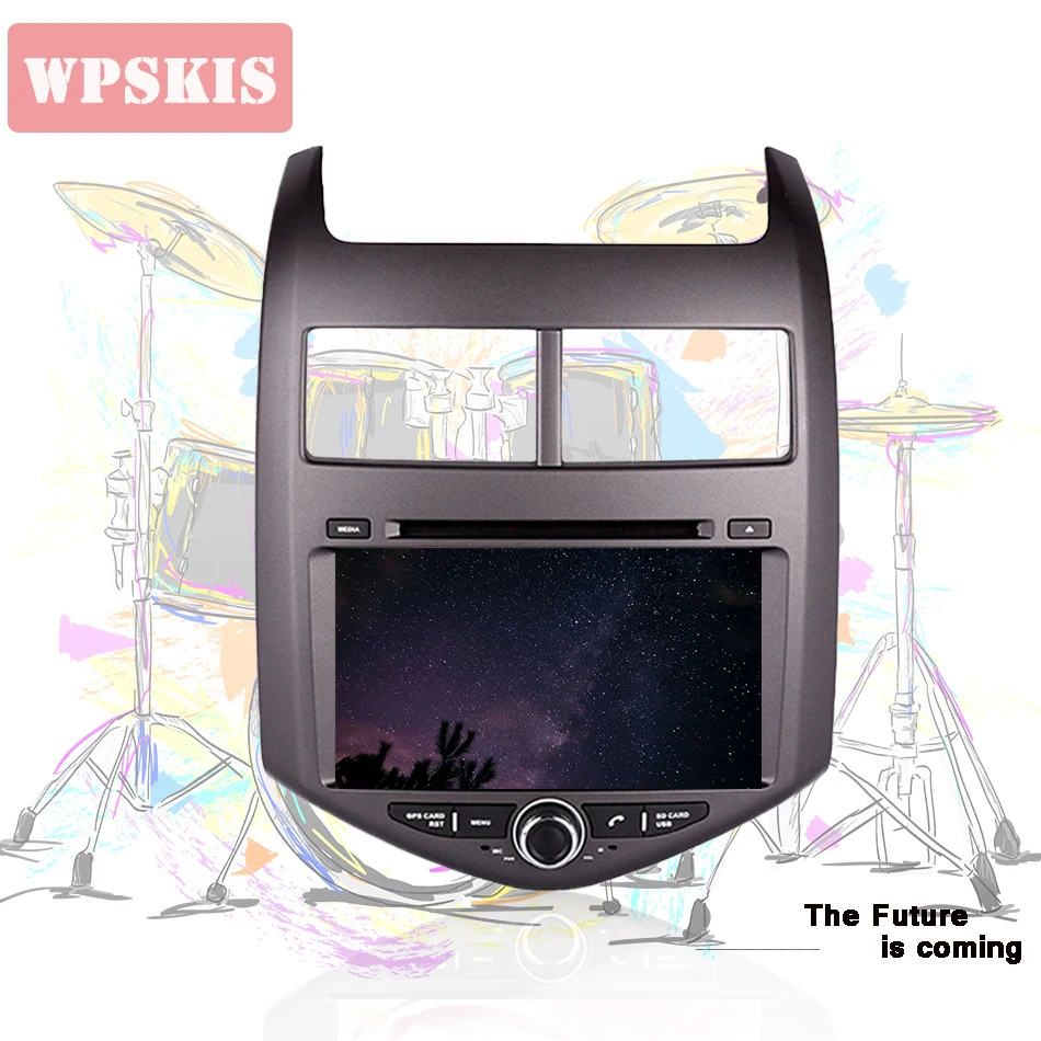 8 дюймовый экран автомобиля DVD видео музыка аудио a/v с 4G 64GB wifi для AVEO Sonic GPS/Радио/3 &