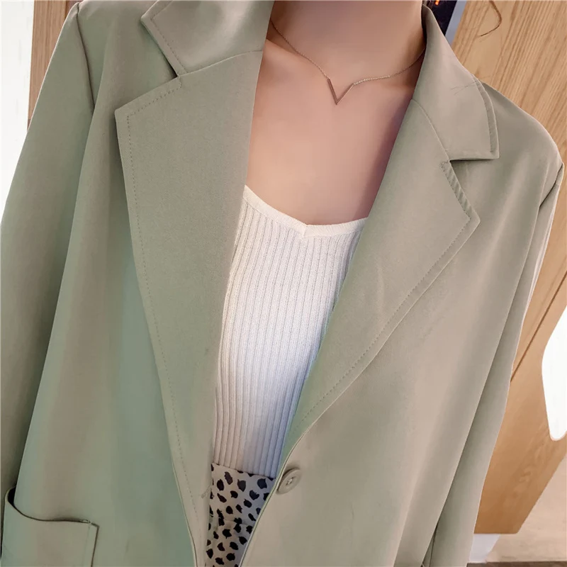 Винтаж Bouble грудью плед Для женщин блейзер Весна карманы куртки женские