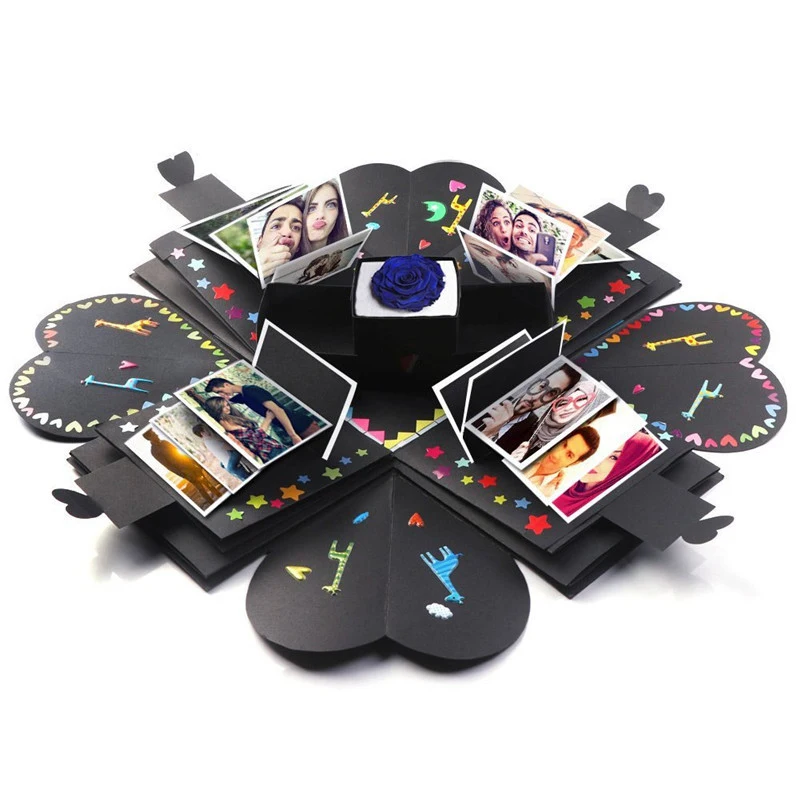 Сюрприз Подарочная коробка сюрприз любовь взрыв реквизит для предложения