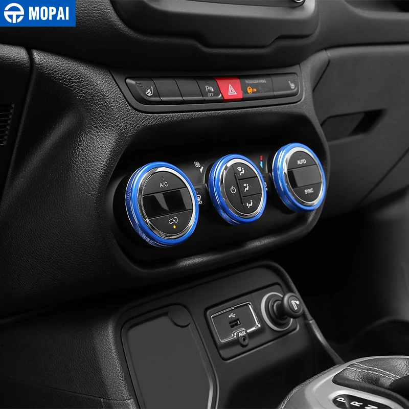 MOPAI Автомобильный интерьер Кнопка регулировки кондиционера украшение покрытие