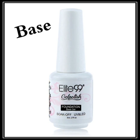 BASE COAT Elite99 цветной гель 8 г штамповка краски гель для ногтей УФ светодиодный Гель-лак для ногтей длительного действия Гель-лак Гибридный лак Гель-лак геллак чернила - Цвет: BASE COAT
