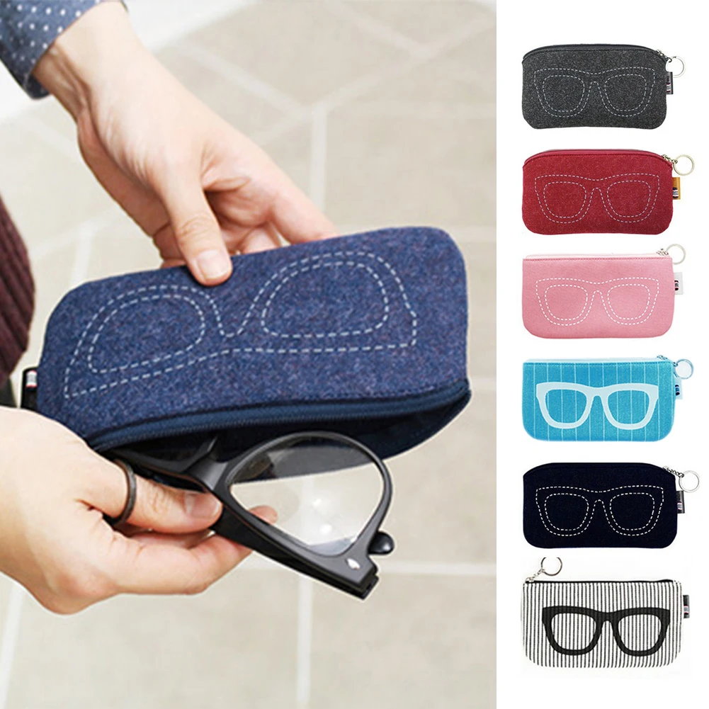 Женская и Мужская мягкая сумка для макияжа из фетра Пыленепроницаемый Чехол