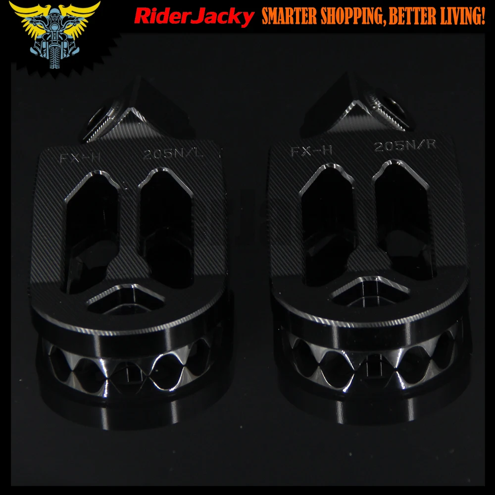 8 цветов ЧПУ Алюминиевые черные подставки для ног мотоцикла подножки колышки