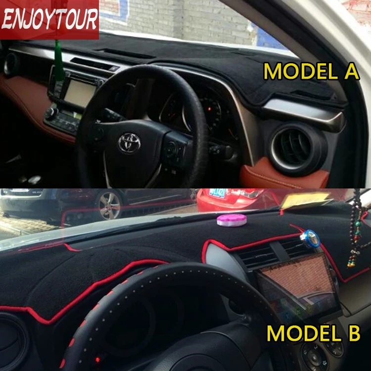 Для Toyota RAV4 XA30 XA40 2005 2018 чехлы для стайлинга автомобиля коврик приборной панели