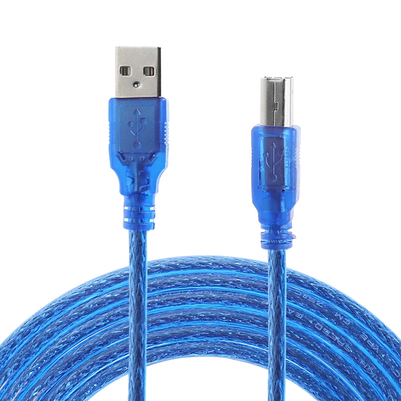 OOTDTY 1 5/3/5 м цифровой кабель USB 2 0 A к B Мужской адаптер для передачи данных Шнур