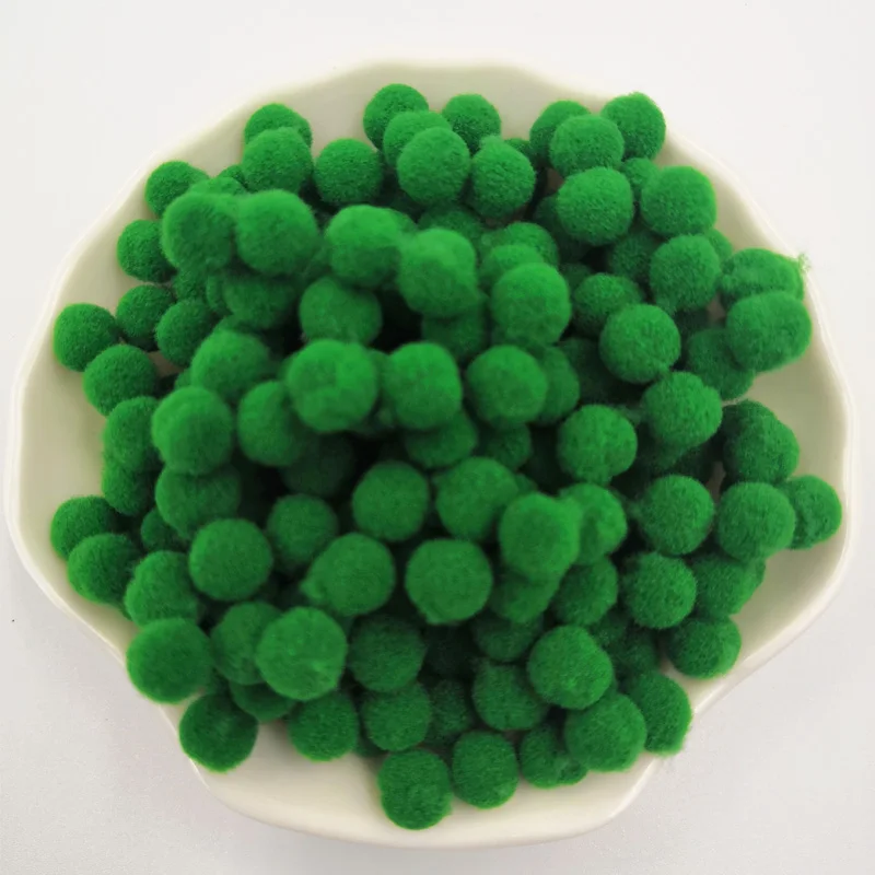 100 шт./пакет 10/15/20/25 мм Мини пышная Нижняя Pom Poms помпонами ручной работы для детей игрушки свадебный Декор DIY товары для шитья и рукоделия