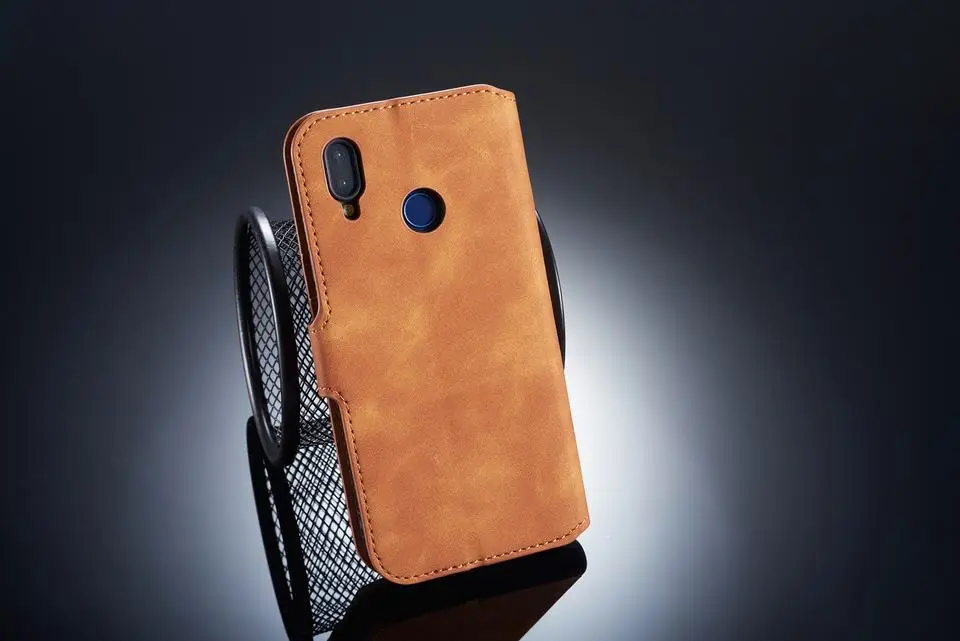 Чехол-Кошелек для huawei P20 Lite, чехол P20 Pro, откидной кожаный чехол для телефона, Роскошный Ретро однотонный чехол P20lite P 20 Fundas