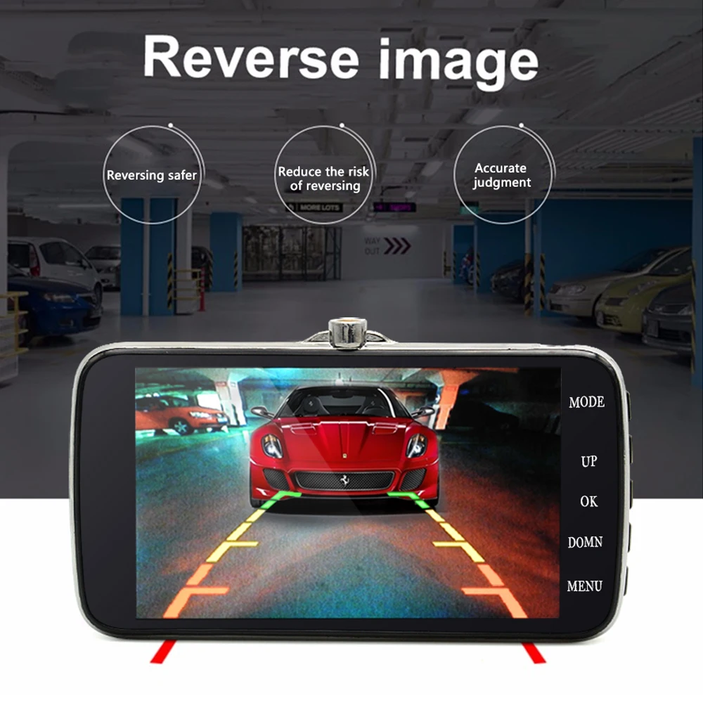 Junsun автомобильный ВИДЕОРЕГИСТРАТОР камера даш cam видеорегистратор Full HD 1080 P