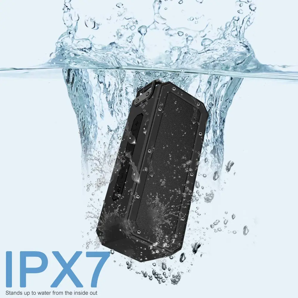40 Вт IPX7 водонепроницаемый открытый портативный динамик с превосходным