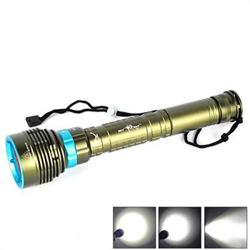 Светодиодный ффонарь 18650 лм XM L T6 с аккумулятором|xm-l t6|xm-l t6 led2000lm xm-l |