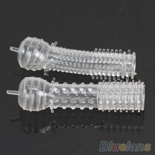 Тонкий силиконовый презервативы для пениса растягивающийся комплект шипов