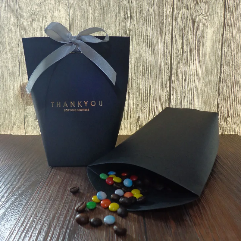 10 шт. свадебные украшения Мерси спасибо конфеты драже Подарочная коробка для дня