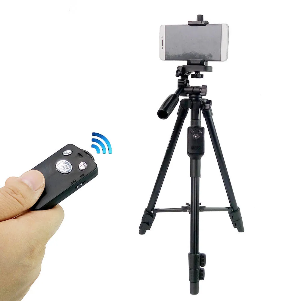 VCT5208 42 120 см легкий штатив для селфи с пультом Bluetooth iPhone 7 6s Plus Samsung Mi Android|selfie tripod|tripod