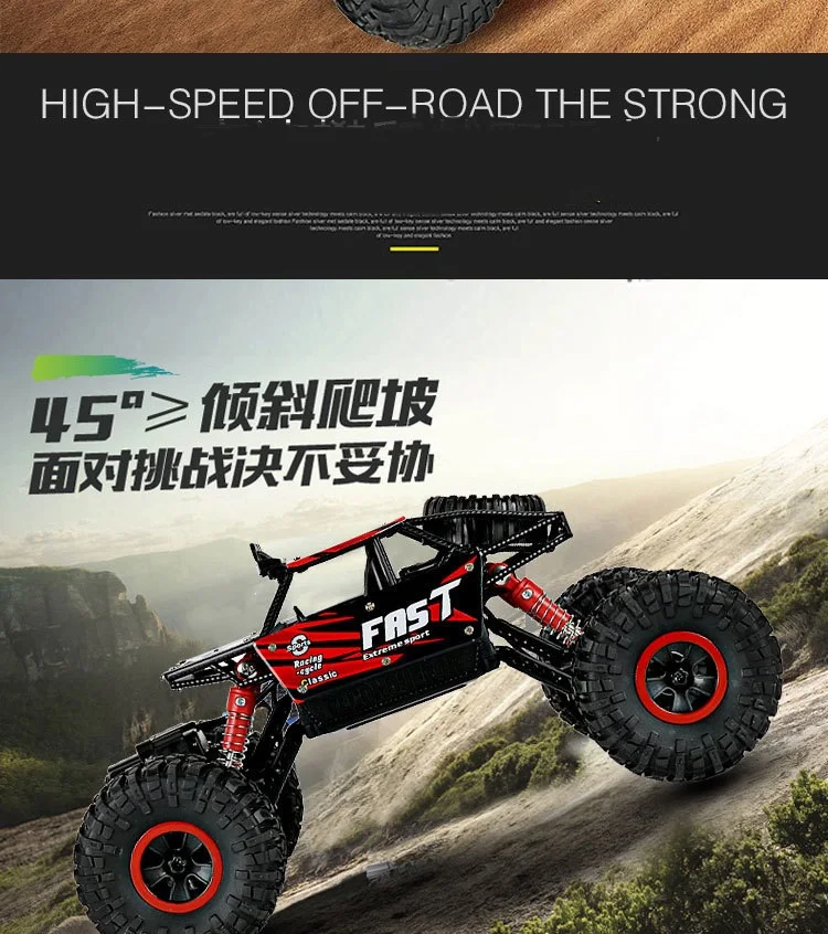 

RC Car High Speed 1:18 Truck Racing Climbing 2.4G Remote Control Cars Electric RC Cars Drift Off Road Car Vehicle Toy