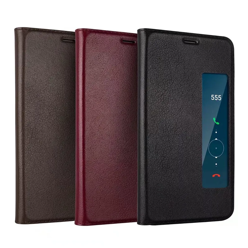 Smart Чехол чехол для Huawei Коврики 10 оригинальный бренд с Fundas окна Книга Флип