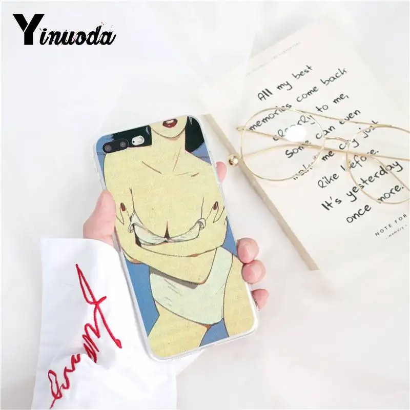 Yinuoda сексуальный летний Мягкий силиконовый чехол для телефона iPhone 8 7 6 6S Plus X XS MAX 5 5S