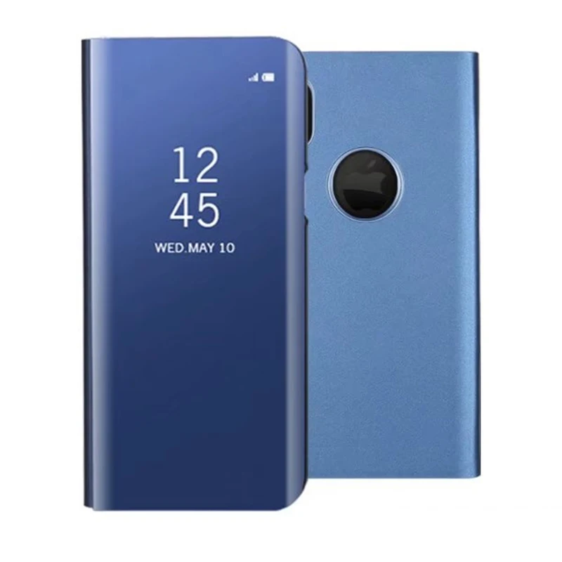 Чехол для iPhone 9X8 Plus 7 6 S зеркальный прозрачный умный кожаный чехол Samsung Galaxy Note 9 S9 S8 A9