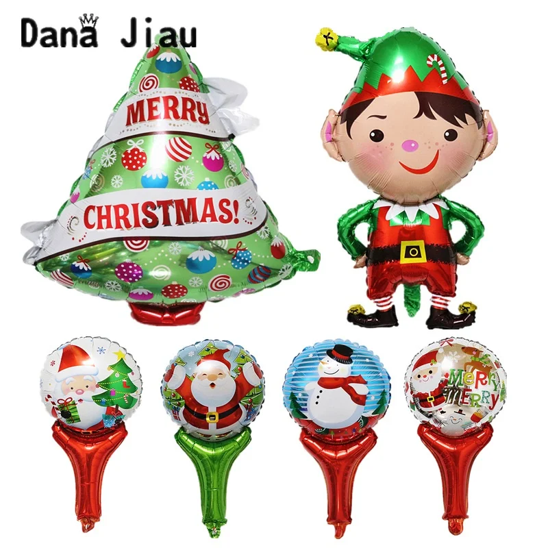 Мини Рождественская елка Снеговик украшение воздушный шар с новым годом подарок