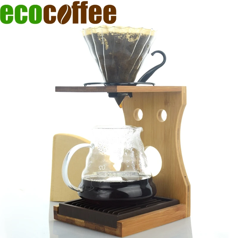 Термостойкие бумажные фильтры Eco coffee V60 для кофе 580 мл 40 шт.|accessories accessories|accessories