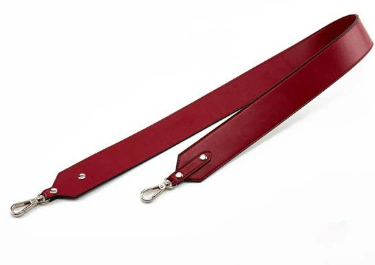 Red silver metal IMIDO,, натуральная кожа, для женщин и мужчин, замена, для мужчин, Т-образные ремешки, на ремне, сумка, сумка, аксессуары, части для сумок orna, для мужчин, t, красный, STP090 - Цвет: Red silver metal