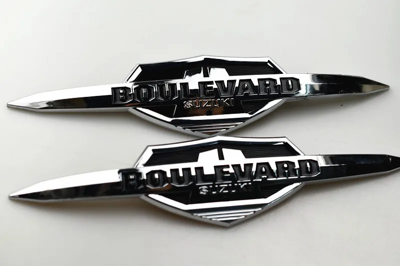 Мотоцикл хромированный топливный бак табличка адаптер Комплект декоративные