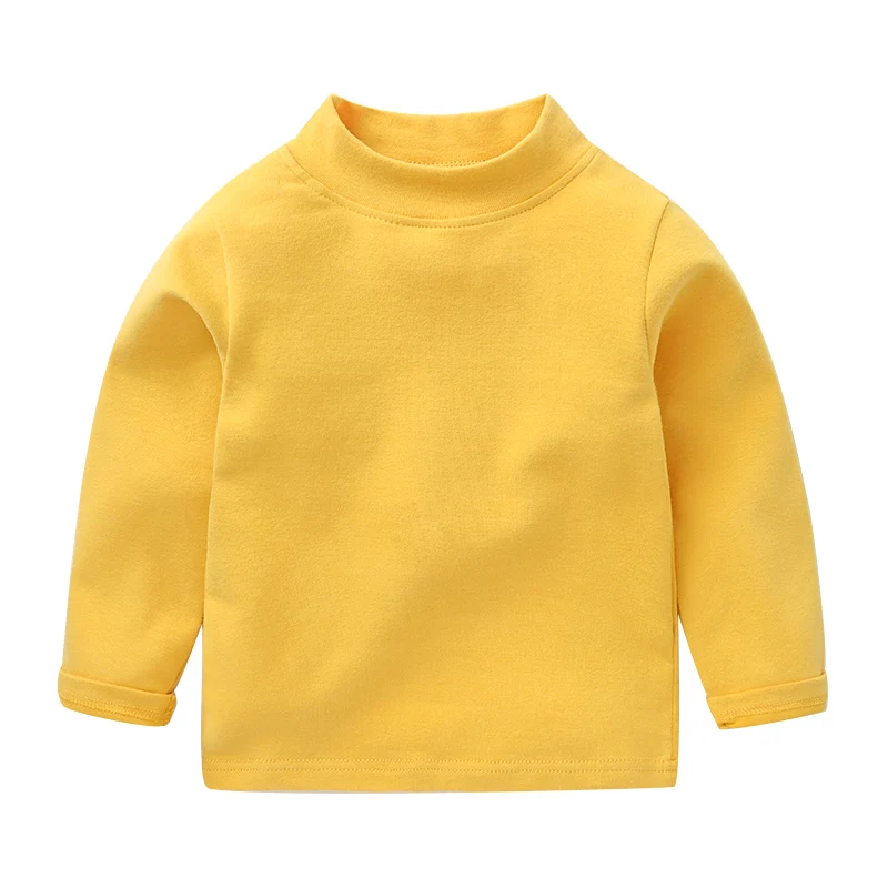 

Boy High Collar Long-sleeved T-shirt Autumn Children's Clothing Children's Baby Bottoming Shirt