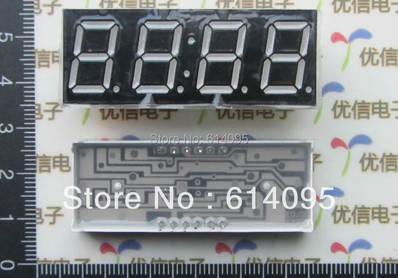 Часы nixie/обычная цифровая трубка anode/0 56/0 5 дюйма яркие красные четырехразрядные 5461