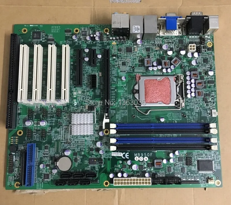 MB950F Промышленная материнская плата LGA 1156 с ISA слотом cpu карта протестированная Рабочая