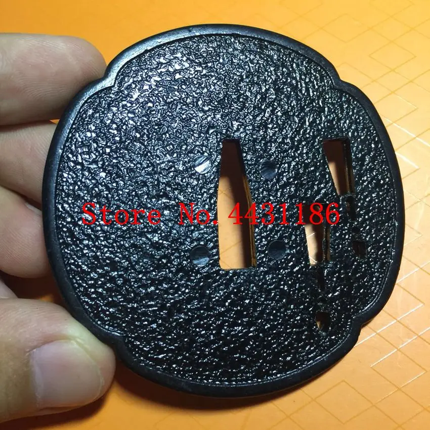 Высококачественный черный сплав японский самурайский меч фитинг Цуба для катаны