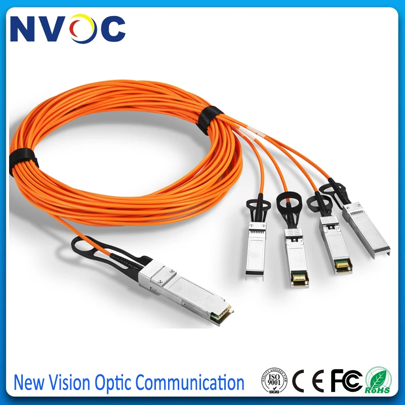 2 шт./лот 5 м (16 футов) JNP QSFP AOCBO 5M J u n i p e r сети совместимы с 40G + до 4x10G SFP Активный