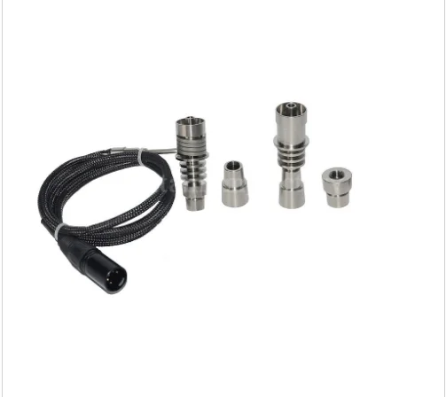 Полностью Регулируемая MiniNail Domeless Titanium Ногтей 14 мм и 18 Мужчин Женщин подходят 16