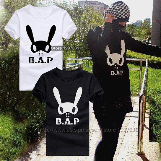 Футболка с коротким рукавом и логотипом KPOP B.A.P. | Футболки