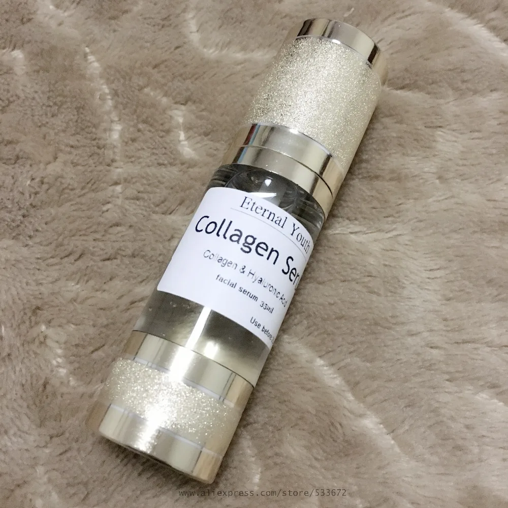 

Collagen Liquid Essence 35ml Firming Elastic Rejuvenation Moisturizing Astringe Pores Adjust Grease