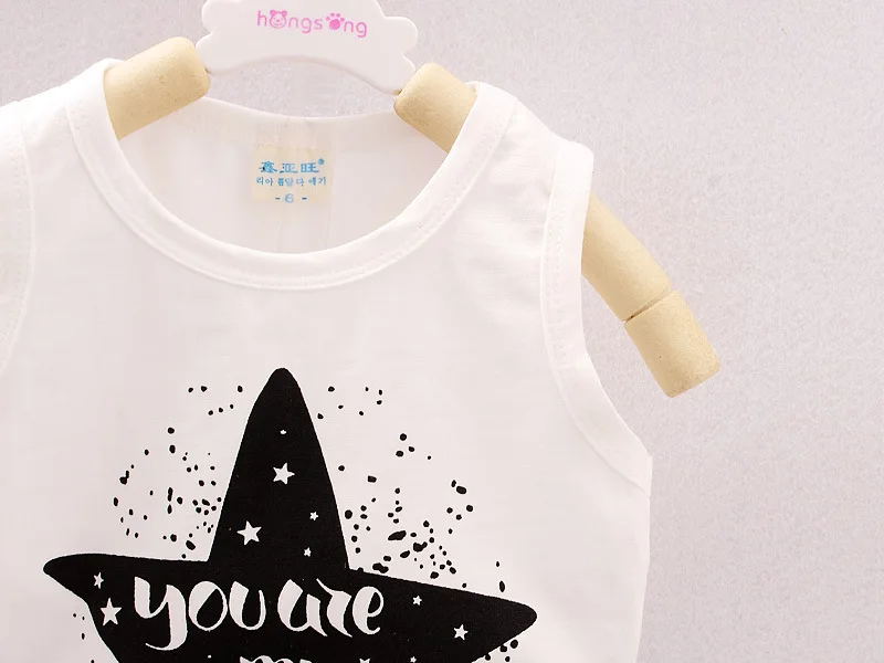 2 шт./компл. летние комплекты одежды для новорожденных 7 24 месяцев брендовая