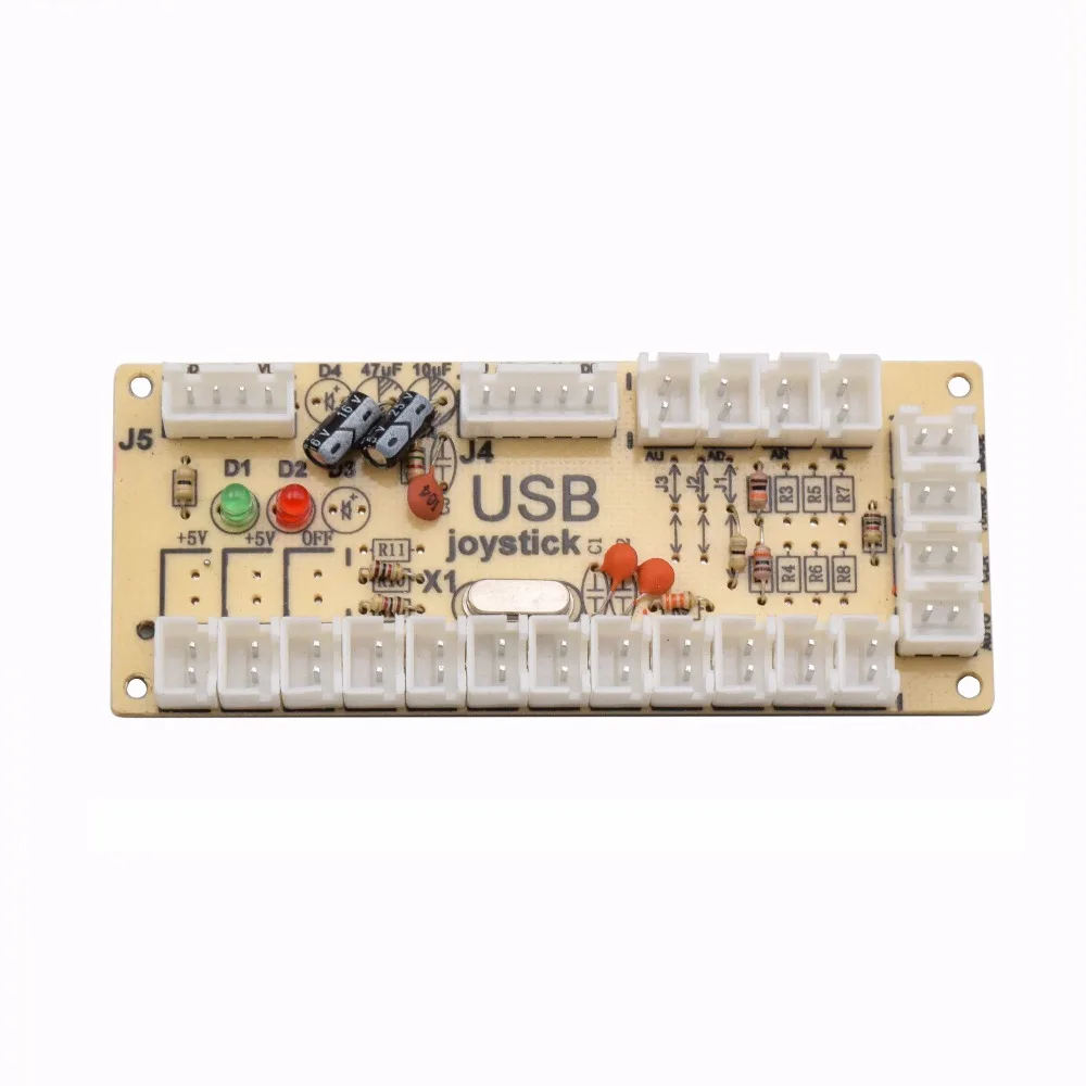 Jamma аркадный Шкаф DIY Kit Zero Delay USB игровой контроллер для подключения ПК Джойстик в американском стиле 4/8 кнопки