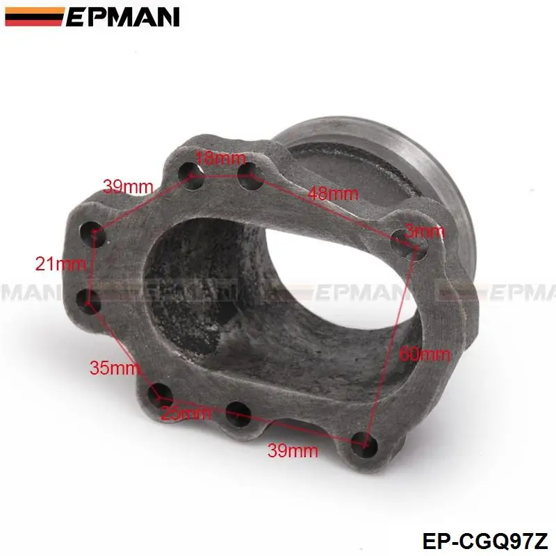 T25 T28 GT25 турбонаддув Downpipe 8 Point 2 5 &quotV-band чугунный фланец выпускной коллектор