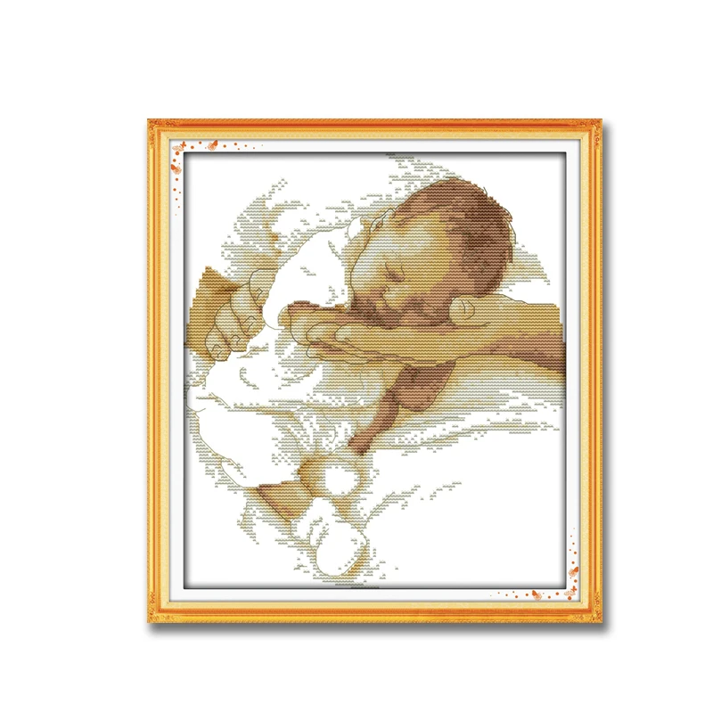 11CT с принтом 14CT необработанная вышивка хлопковая ткань DMC крестиком уход за