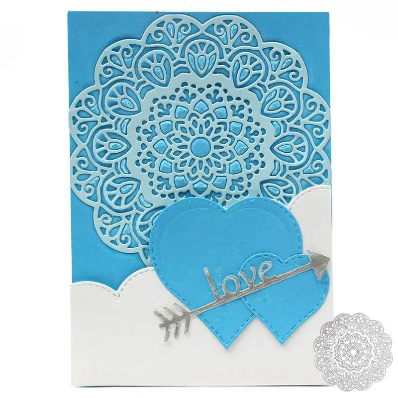 

Трафареты KSCRAFT Flourish Doily для скрапбукинга «сделай сам», декоративные тисненые бумажные открытки для фотоальбома