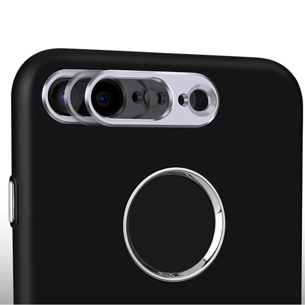 KISSCASE чехол для телефона iPhone X XR XS MAX 7 Plus 6 6S металлическая кнопка Мягкий